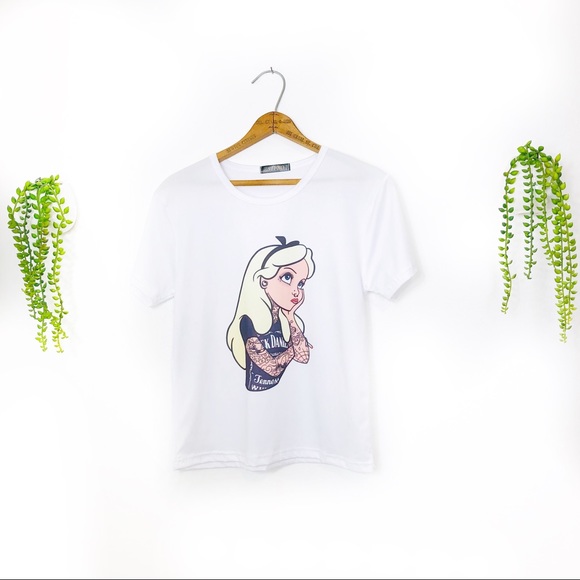 Inked Tatooed Princess Silky T-shirt - Picture 2 of 2